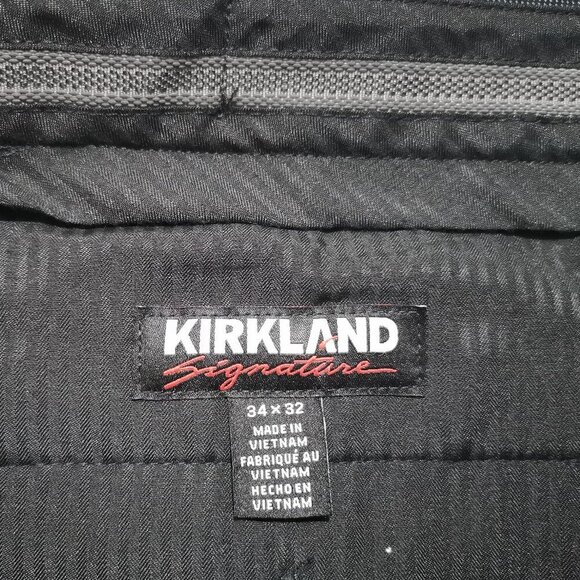 NWT Kirkland Signature Men's Size 34/32 Custom Fit Non Iron Pants - Picture 3 of 10